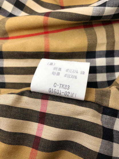 【中古品】【メンズ】 BURBERRYS バーバリーズ WOOL CHECK LINER SOUTIEN COLLAR COAT サテンカラー コート 146-260815-rt-19-tagh サイズ：不明 下記参照 カラー：ベージュ 万代Net店