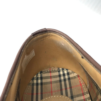 【中古品】【メンズ】 BURBERRYS バーバリーズ LACE UP SHOES BROWN レース アップ シューズ 183-260815-rt-25-tagh サイズ：不明 下記参照 カラー：ブラウン 万代Net店