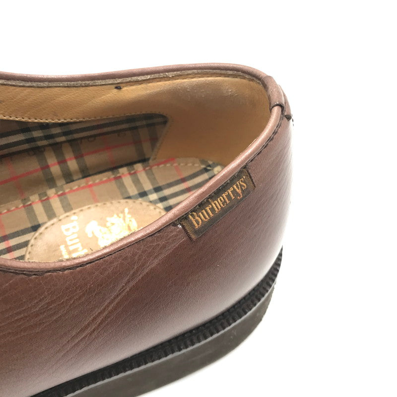 【中古品】【メンズ】 BURBERRYS バーバリーズ LACE UP SHOES BROWN レース アップ シューズ 183-260815-rt-25-tagh サイズ：不明 下記参照 カラー：ブラウン 万代Net店