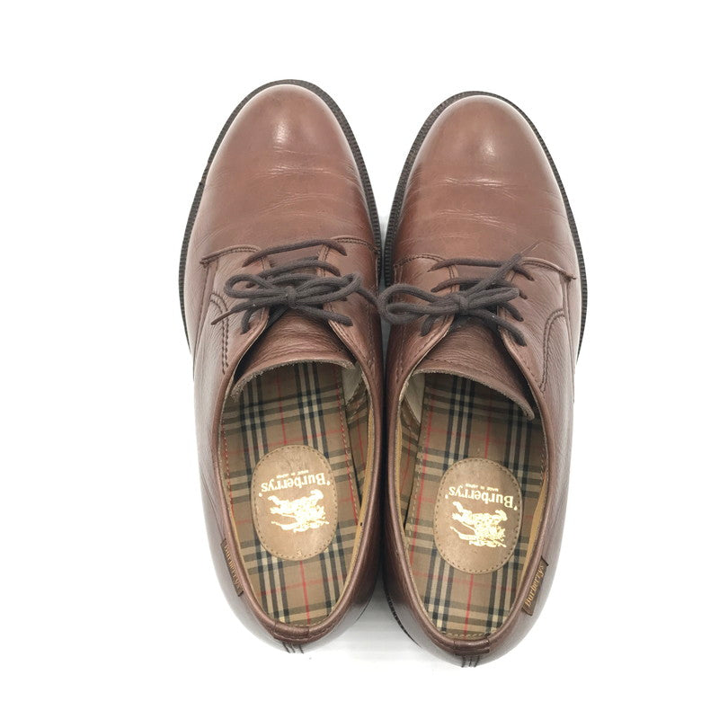 【中古品】【メンズ】 BURBERRYS バーバリーズ LACE UP SHOES BROWN レース アップ シューズ 183-260815-rt-25-tagh サイズ：不明 下記参照 カラー：ブラウン 万代Net店