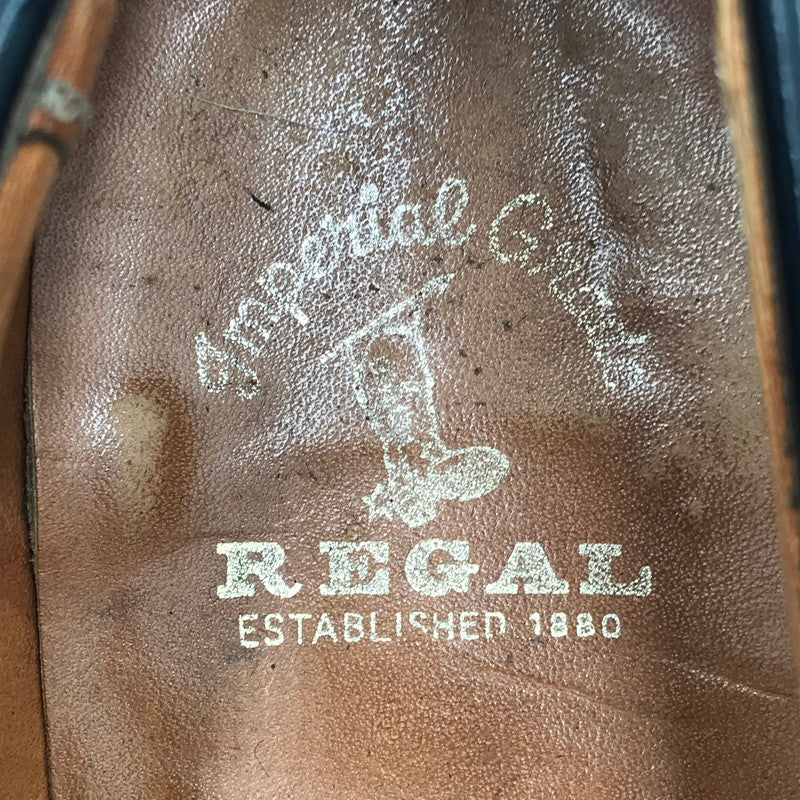 【中古品】【メンズ】 REGAL リーガル LOAFERS BLACK 640 ローファー 靴 164-260816-rt-10-tagh サイズ：25.5cm カラー：ブラック 万代Net店