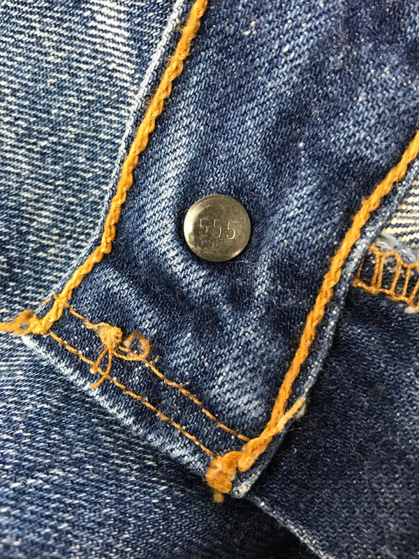 【中古品】【メンズ】 LEVI'S リーバイス BIG-E 90S DENIM PANTS 73043-3 USA製 555刻印 95年製 デニムパンツ ジーンズ ボトムス 157-260814-rt-18-tagh サイズ：W32 カラー：インディゴ 万代Net店