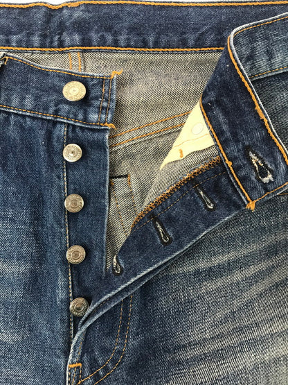 【中古品】【メンズ】 LEVI'S リーバイス BIG-E 90S DENIM PANTS 73043-3 USA製 555刻印 95年製 デニムパンツ ジーンズ ボトムス 157-260814-rt-18-tagh サイズ：W32 カラー：インディゴ 万代Net店