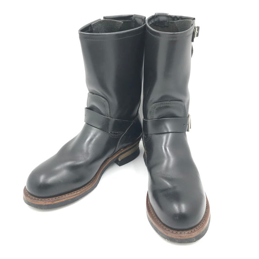 【中古品】【メンズ】 RED WING レッドウィング ENGINEER BOOTS BLACK 2268 PT99 USA製 04年製 エンジニア ブーツ 靴 164-260816-rt-08-tagh サイズ：25.5cm US7.5 カラー：ブラウン 万代Net店