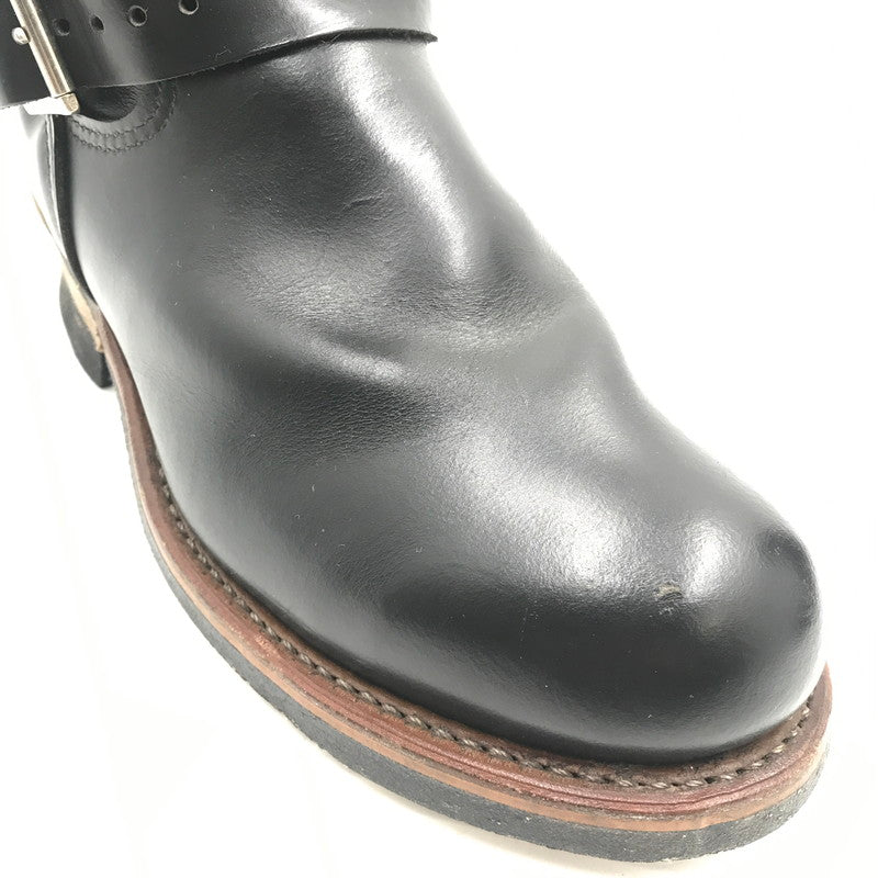 【中古品】【メンズ】 RED WING レッドウィング ENGINEER BOOTS BLACK 2268 PT99 USA製 04年製 エンジニア ブーツ 靴 164-260816-rt-08-tagh サイズ：25.5cm US7.5 カラー：ブラウン 万代Net店