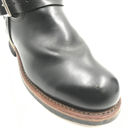 【中古品】【メンズ】 RED WING レッドウィング ENGINEER BOOTS BLACK 2268 PT99 USA製 04年製 エンジニア ブーツ 靴 164-260816-rt-08-tagh サイズ：25.5cm US7.5 カラー：ブラウン 万代Net店