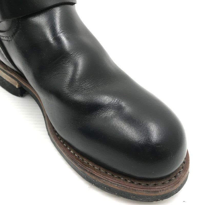 【中古品】【メンズ】 RED WING レッドウィング ENGINEER BOOTS BLACK 2268 PT99 USA製 04年製 エンジニア ブーツ 靴 164-260816-rt-08-tagh サイズ：25.5cm US7.5 カラー：ブラウン 万代Net店