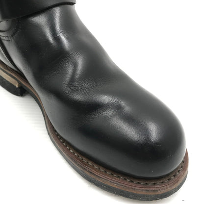 【中古品】【メンズ】 RED WING レッドウィング ENGINEER BOOTS BLACK 2268 PT99 USA製 04年製 エンジニア ブーツ 靴 164-260816-rt-08-tagh サイズ：25.5cm US7.5 カラー：ブラウン 万代Net店