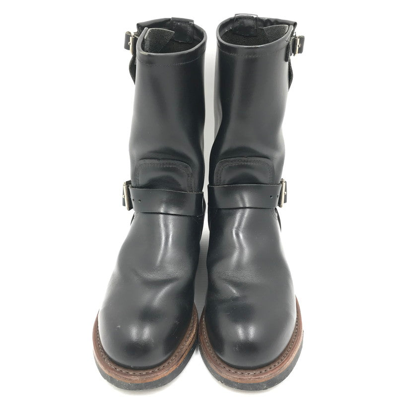 【中古品】【メンズ】 RED WING レッドウィング ENGINEER BOOTS BLACK 2268 PT99 USA製 04年製 エンジニア ブーツ 靴 164-260816-rt-08-tagh サイズ：25.5cm US7.5 カラー：ブラウン 万代Net店