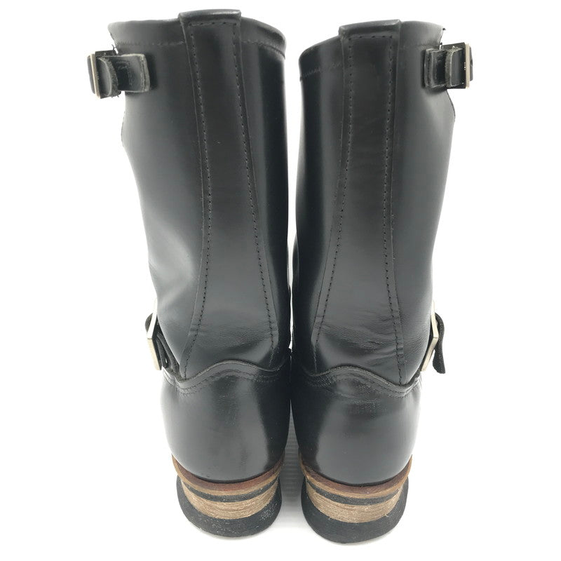 【中古品】【メンズ】 RED WING レッドウィング ENGINEER BOOTS BLACK 2268 PT99 USA製 04年製 エンジニア ブーツ 靴 164-260816-rt-08-tagh サイズ：25.5cm US7.5 カラー：ブラウン 万代Net店