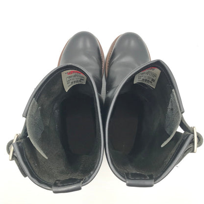 【中古品】【メンズ】 RED WING レッドウィング ENGINEER BOOTS BLACK 2268 PT99 USA製 04年製 エンジニア ブーツ 靴 164-260816-rt-08-tagh サイズ：25.5cm US7.5 カラー：ブラウン 万代Net店