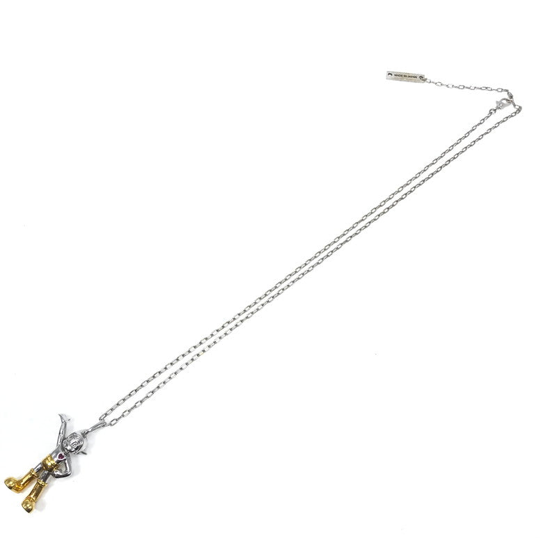 【中古品】【メンズ】 AMBUSH アンブッシュ × 鉄腕アトム コラボ ASTRO BOY NECKLACE SILVER GOLD アストロ ボーイ ネックレス アクセサリー 192-260818-rt-24-tag カラー：シルバー/ゴールド 万代Net店