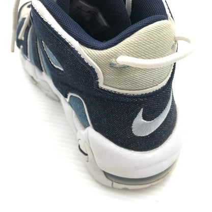 【中古品】【メンズ】 NIKE ナイキ AIR MORE UPTEMPO DENIM スニーカー CJ6125-100 エア モア アップテンポ スニーカー 靴 166-260815-rt-21-tagh サイズ：24.5ｃｍ US6.5 カラー：WHITE/OBSIDIAN-TOTAL ORANGE 万代Net店