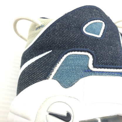 【中古品】【メンズ】 NIKE ナイキ AIR MORE UPTEMPO DENIM スニーカー CJ6125-100 エア モア アップテンポ スニーカー 靴 166-260815-rt-21-tagh サイズ：24.5ｃｍ US6.5 カラー：WHITE/OBSIDIAN-TOTAL ORANGE 万代Net店