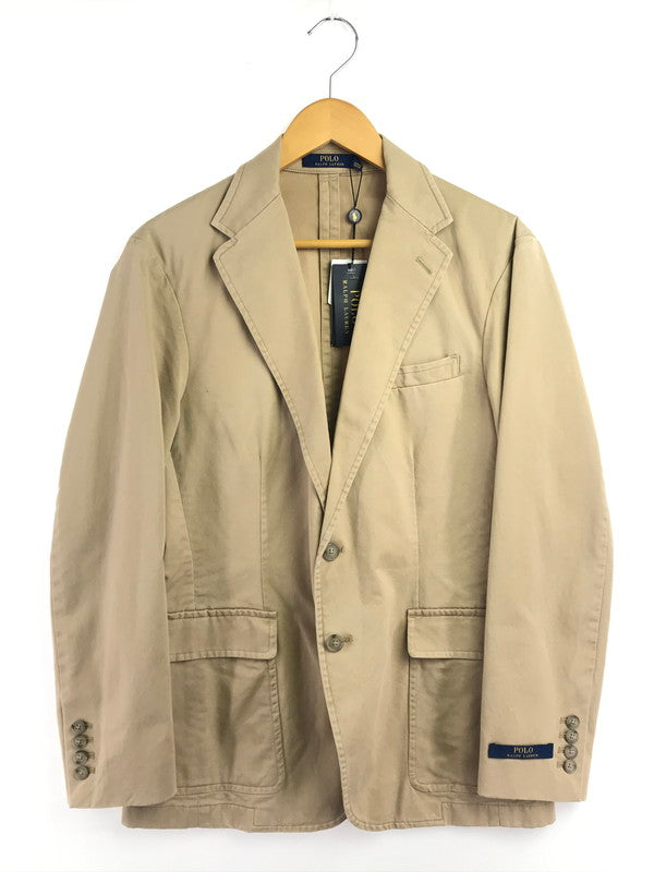 【中古品】【メンズ】 POLO RALPH LAUREN ポロ・ラルフローレン TAILORED JACKET BEIGE 715754089007テーラード ジャケット ライトアウター 147-260913-rt-01-tagh サイズ：S カラー：ベージュ 万代Net店