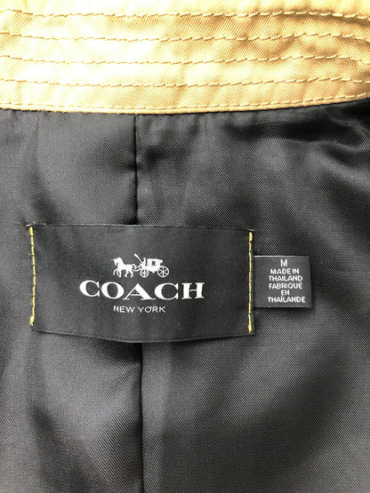 【中古品】【メンズ】 COACH コーチ TRENCH COAT F33778 トレンチ コート アウター 141-260815-rt-20-tagh サイズ：M カラー：ベージュ 万代Net店