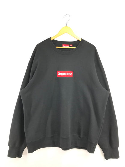 【中古品】【メンズ】 SUPREME シュプリーム BOX LOGO CREWNECK SWEATSHIRT BLACK ボックス ロゴ クルーネック スウェット シャツ トレーナー 149-260829-rt-59-tagh サイズ：XXL カラー：ブラック 万代Net店