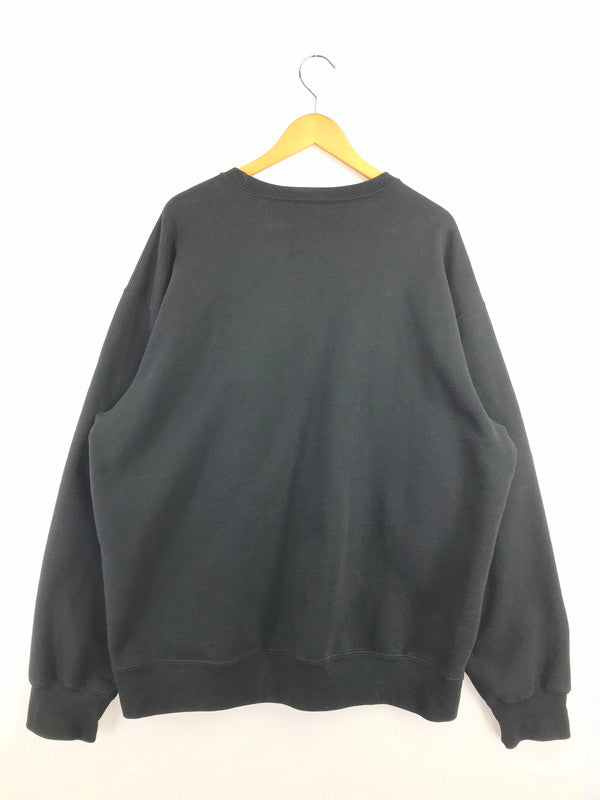 【中古品】【メンズ】 SUPREME シュプリーム BOX LOGO CREWNECK SWEATSHIRT BLACK ボックス ロゴ クルーネック スウェット シャツ トレーナー 149-260829-rt-59-tagh サイズ：XXL カラー：ブラック 万代Net店