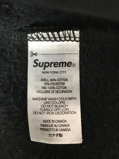 【中古品】【メンズ】 SUPREME シュプリーム BOX LOGO CREWNECK SWEATSHIRT BLACK ボックス ロゴ クルーネック スウェット シャツ トレーナー 149-260829-rt-59-tagh サイズ：XXL カラー：ブラック 万代Net店