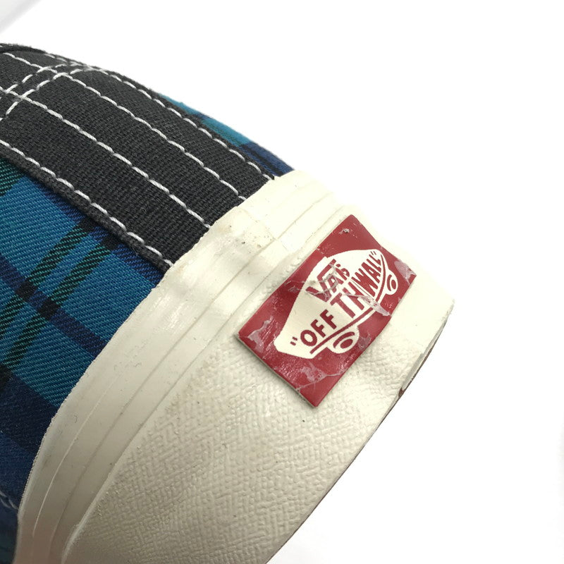 【中古品】【メンズ】 VANS バンズ AUTHENTIC 44 DX PLAID BLACK BLUE オーセンティック 44 スニーカー 靴 162-260816-rt-19-tagh サイズ：27.5cm US9.5 カラー：ブルー 万代Net店