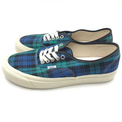 【中古品】【メンズ】 VANS バンズ AUTHENTIC 44 DX PLAID BLACK BLUE オーセンティック 44 スニーカー 靴 162-260816-rt-19-tagh サイズ：27.5cm US9.5 カラー：ブルー 万代Net店