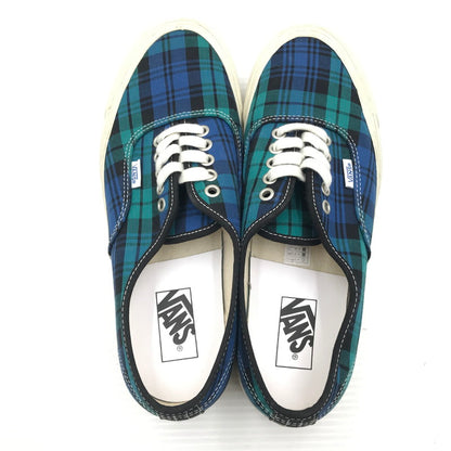 【中古品】【メンズ】 VANS バンズ AUTHENTIC 44 DX PLAID BLACK BLUE オーセンティック 44 スニーカー 靴 162-260816-rt-19-tagh サイズ：27.5cm US9.5 カラー：ブルー 万代Net店
