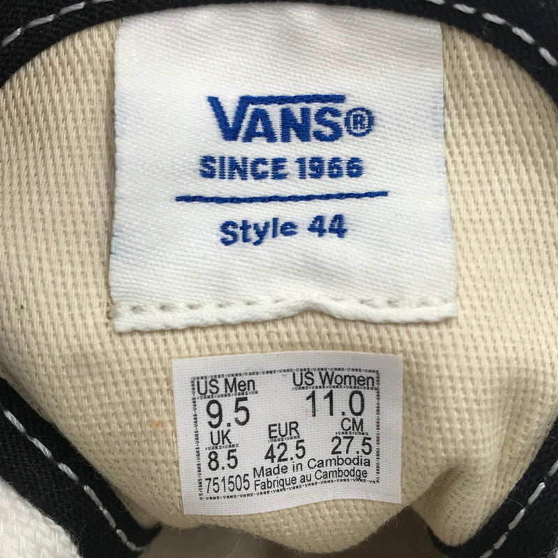 【中古品】【メンズ】 VANS バンズ AUTHENTIC 44 DX PLAID BLACK BLUE オーセンティック 44 スニーカー 靴 162-260816-rt-19-tagh サイズ：27.5cm US9.5 カラー：ブルー 万代Net店