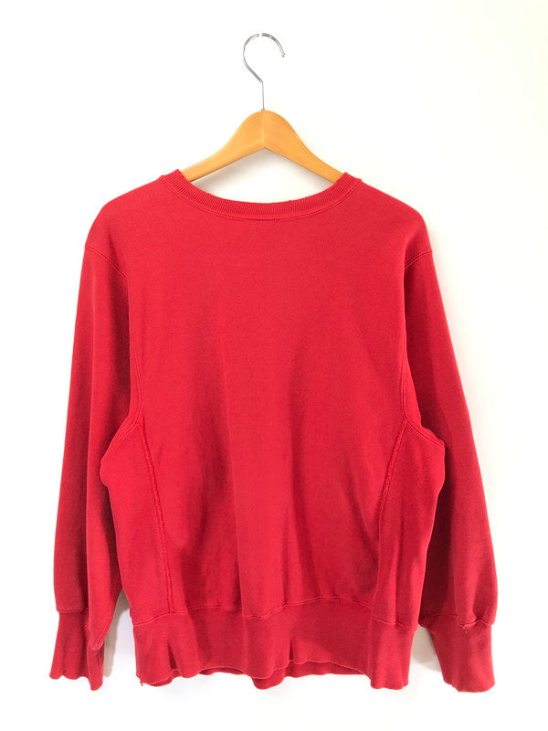 【現状渡し品】【メンズ】 CHAMPION チャンピオン REVERSE WEAVE 80's SWEATSHIRT USA製 トリコタグ中期-後期 リバース ウィーブ スウェットシャツ トレーナー トップス 146-260815-rt-03-tagh サイズ：M カラー：レッド 万代Net店