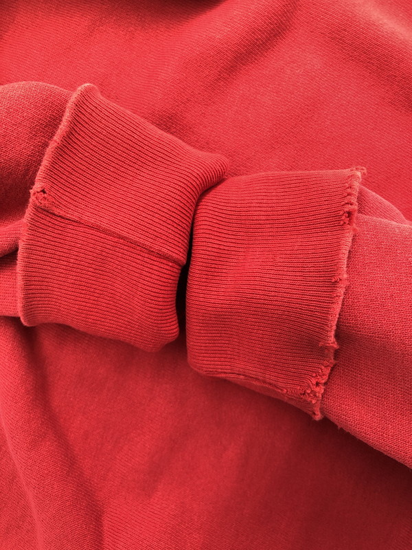 【現状渡し品】【メンズ】 CHAMPION チャンピオン REVERSE WEAVE 80's SWEATSHIRT USA製 トリコタグ中期-後期 リバース ウィーブ スウェットシャツ トレーナー トップス 146-260815-rt-03-tagh サイズ：M カラー：レッド 万代Net店