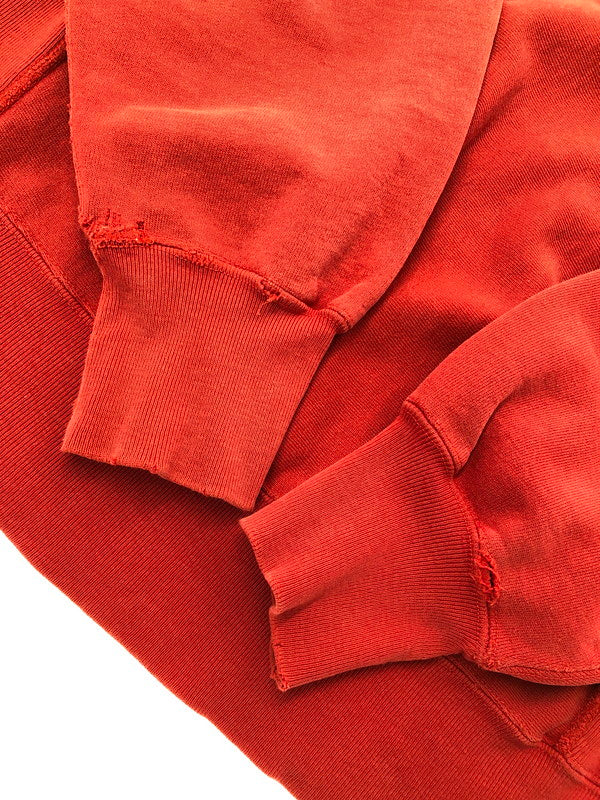 【現状渡し品】【メンズ】 CHAMPION チャンピオン REVERSE WEAVE 80's SWEATSHIRT USA製 トリコタグ中期-後期 リバース ウィーブ スウェットシャツ トレーナー トップス 146-260815-rt-03-tagh サイズ：M カラー：レッド 万代Net店