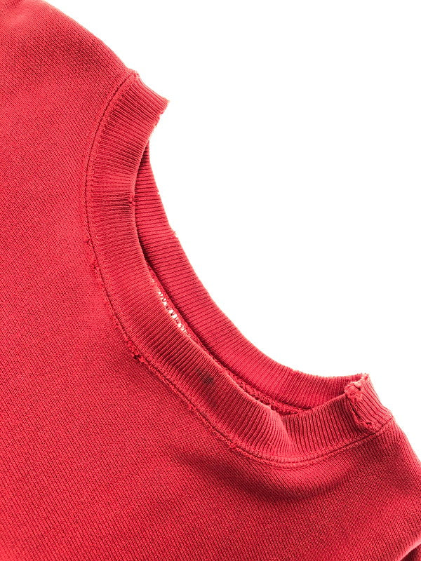 【現状渡し品】【メンズ】 CHAMPION チャンピオン REVERSE WEAVE 80's SWEATSHIRT USA製 トリコタグ中期-後期 リバース ウィーブ スウェットシャツ トレーナー トップス 146-260815-rt-03-tagh サイズ：M カラー：レッド 万代Net店
