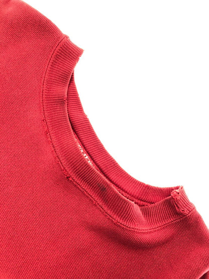 【現状渡し品】【メンズ】 CHAMPION チャンピオン REVERSE WEAVE 80's SWEATSHIRT USA製 トリコタグ中期-後期 リバース ウィーブ スウェットシャツ トレーナー トップス 146-260815-rt-03-tagh サイズ：M カラー：レッド 万代Net店