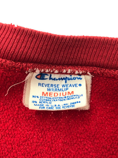 【現状渡し品】【メンズ】 CHAMPION チャンピオン REVERSE WEAVE 80's SWEATSHIRT USA製 トリコタグ中期-後期 リバース ウィーブ スウェットシャツ トレーナー トップス 146-260815-rt-03-tagh サイズ：M カラー：レッド 万代Net店