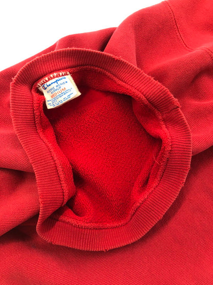 【現状渡し品】【メンズ】 CHAMPION チャンピオン REVERSE WEAVE 80's SWEATSHIRT USA製 トリコタグ中期-後期 リバース ウィーブ スウェットシャツ トレーナー トップス 146-260815-rt-03-tagh サイズ：M カラー：レッド 万代Net店
