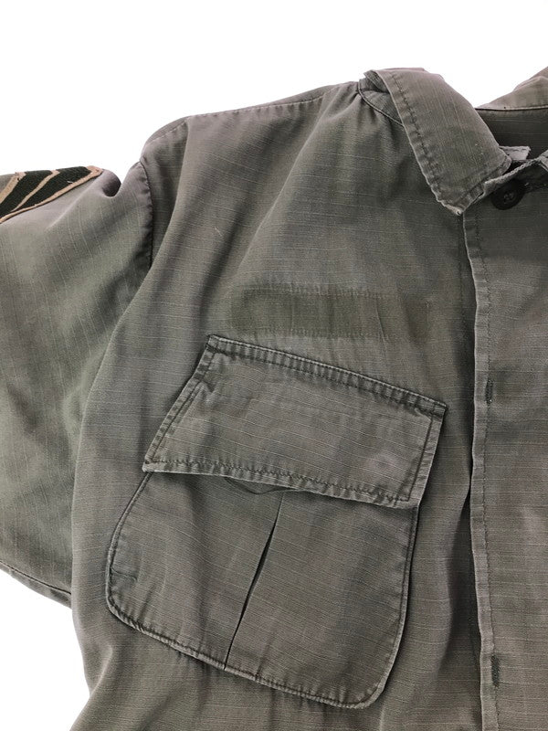 【中古品】【メンズ】 US ARMY アメリカ軍 70's JUNGLE FATIGUE JACKET 8405-935-4707 70年製 ジャングル ファティーグ ジャケット ミリタリージャケット 146-260814-rt-35-tagh サイズ：M カラー：カーキ 万代Net店