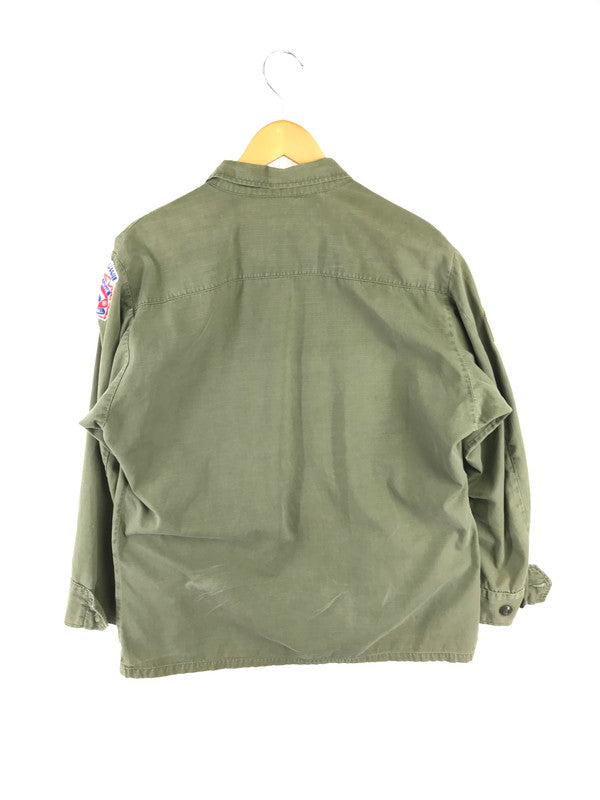 【中古品】【メンズ】 US ARMY アメリカ軍 70's JUNGLE FATIGUE JACKET 8405-935-4707 70年製 ジャングル ファティーグ ジャケット ミリタリージャケット 146-260814-rt-35-tagh サイズ：M カラー：カーキ 万代Net店