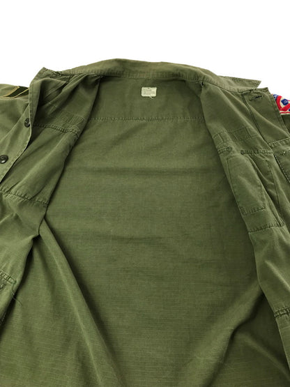 【中古品】【メンズ】 US ARMY アメリカ軍 70's JUNGLE FATIGUE JACKET 8405-935-4707 70年製 ジャングル ファティーグ ジャケット ミリタリージャケット 146-260814-rt-35-tagh サイズ：M カラー：カーキ 万代Net店