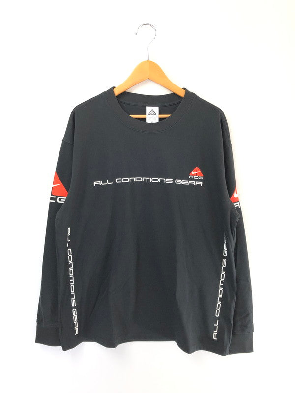 【中古品】【メンズ】 NIKE ナイキ ACG TEE L/S SSNL LUNGS DV9639-010 ロングスリーブ Tシャツ トップス 148-260815-rt-01-tagh サイズ：XL カラー：ブラック 万代Net店