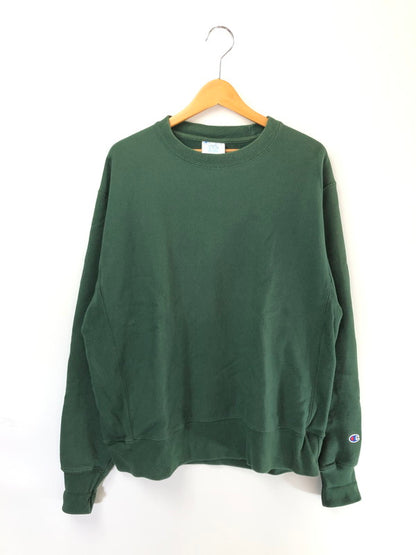【中古品】【メンズ】 CHAMPION チャンピオン REVERSE WEAVE CREW NECK SWEATSHIRT S149 リバース ウィーブ クルーネック スウェットシャツ トレーナー トップス 148-260815-rt-02-tagh サイズ：L カラー：グリーン 万代Net店
