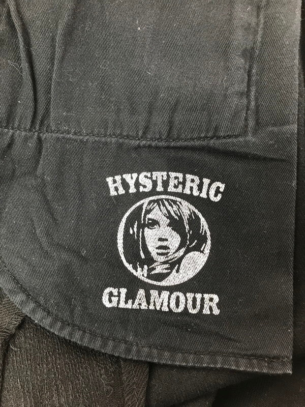【中古品】【メンズ】 HYSTERIC GLAMOUR ヒステリックグラマー STUDDED DISTRESSED AND REPAIRED STRAIGHT-LEG DENIM JEANS BLACK 0243AP16 151-260814-rt-36-tagh サイズ：W31 L32 カラー：ブラック 万代Net店