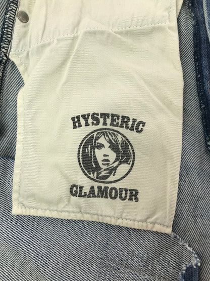 【中古品】【メンズ】 HYSTERIC GLAMOUR ヒステリックグラマー STUDDED DISTRESSED TH REMAKE STRAIGHT DENIM 02221AP06 デニム パンツ ジーンズ ボトムス 151-260814-rt-39-tagh サイズ：W28 L32 カラー：インディゴ 万代Net店