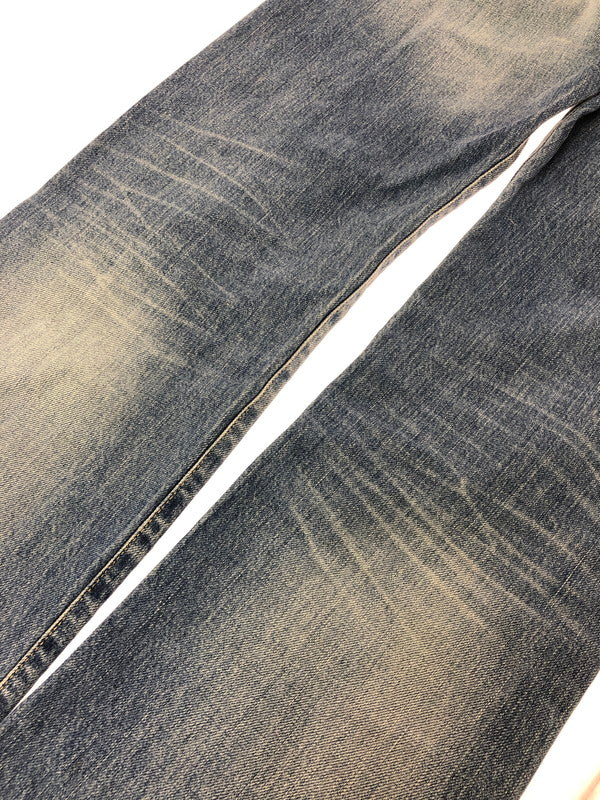 【中古品】【メンズ】 HYSTERIC GLAMOUR ヒステリックグラマー TP DISTRESSED STRAIGHT DENIM JEANS 02213AP06 ストレート デニム パンツ ジーンズ 151-260816-rt-27-tagh サイズ：W28 カラー：インディゴ 万代Net店