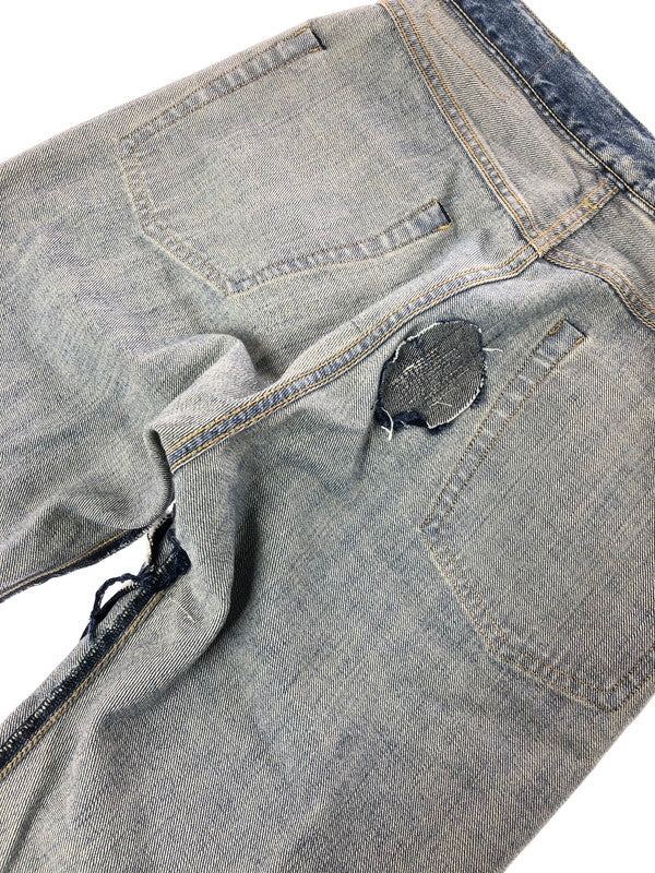 【中古品】【メンズ】 HYSTERIC GLAMOUR ヒステリックグラマー TP DISTRESSED STRAIGHT DENIM JEANS 02213AP06 ストレート デニム パンツ ジーンズ 151-260816-rt-27-tagh サイズ：W28 カラー：インディゴ 万代Net店