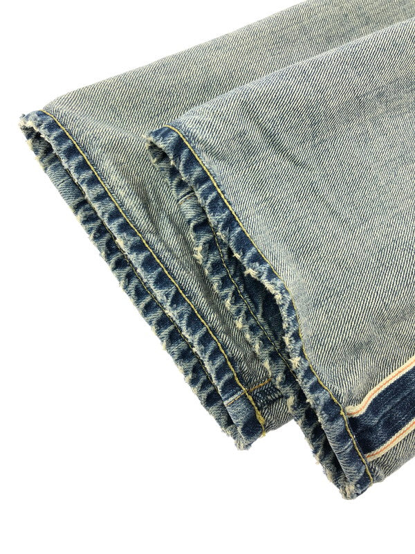 【中古品】【メンズ】 HYSTERIC GLAMOUR ヒステリックグラマー TP DISTRESSED STRAIGHT DENIM JEANS 02213AP06 ストレート デニム パンツ ジーンズ 151-260816-rt-27-tagh サイズ：W28 カラー：インディゴ 万代Net店
