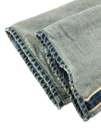 【中古品】【メンズ】 HYSTERIC GLAMOUR ヒステリックグラマー TP DISTRESSED STRAIGHT DENIM JEANS 02213AP06 ストレート デニム パンツ ジーンズ 151-260816-rt-27-tagh サイズ：W28 カラー：インディゴ 万代Net店