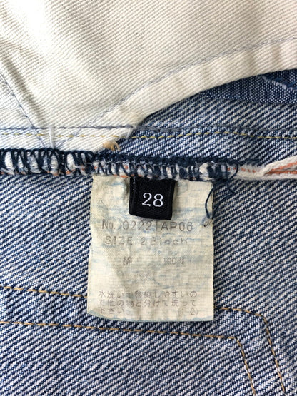 【中古品】【メンズ】 HYSTERIC GLAMOUR ヒステリックグラマー TP DISTRESSED STRAIGHT DENIM JEANS 02213AP06 ストレート デニム パンツ ジーンズ 151-260816-rt-27-tagh サイズ：W28 カラー：インディゴ 万代Net店