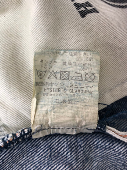 【中古品】【メンズ】 HYSTERIC GLAMOUR ヒステリックグラマー TP DISTRESSED STRAIGHT DENIM JEANS 02213AP06 ストレート デニム パンツ ジーンズ 151-260816-rt-27-tagh サイズ：W28 カラー：インディゴ 万代Net店