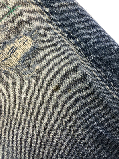 【中古品】【メンズ】 HYSTERIC GLAMOUR ヒステリックグラマー TVR 50'S XX DISTRESSED STRAIGHT JEANS 02233AP10 ストレート デニム パンツ 151-260816-rt-25-tagh サイズ：W28 カラー：インディゴ 万代Net店