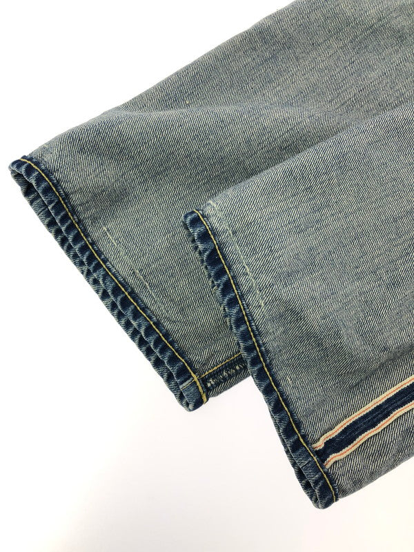 【中古品】【メンズ】 HYSTERIC GLAMOUR ヒステリックグラマー TVR 50'S XX DISTRESSED STRAIGHT JEANS 02233AP10 ストレート デニム パンツ 151-260816-rt-25-tagh サイズ：W28 カラー：インディゴ 万代Net店
