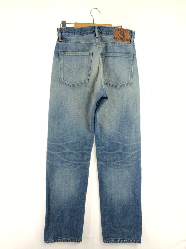【中古品】【メンズ】 HYSTERIC GLAMOUR ヒステリックグラマー TVR 50'S XX DISTRESSED STRAIGHT JEANS 02233AP10 ストレート デニム パンツ 151-260816-rt-25-tagh サイズ：W28 カラー：インディゴ 万代Net店